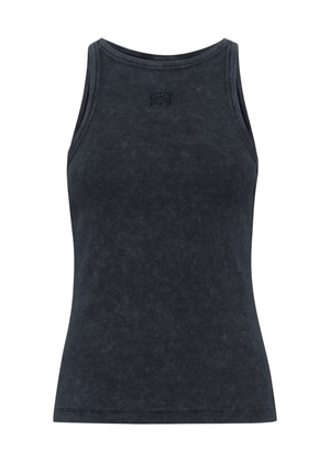 Drew washed logo tank Grey Washed Gestuz 